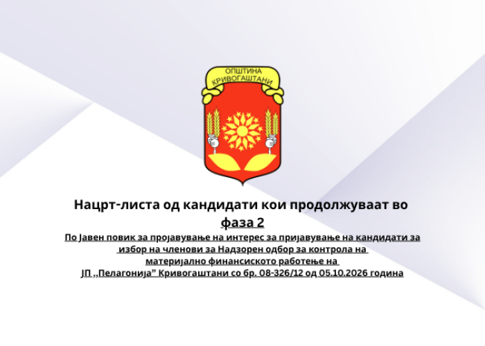 Буџет на општина и граѓански буџет на Општина Кривогаштани (1)